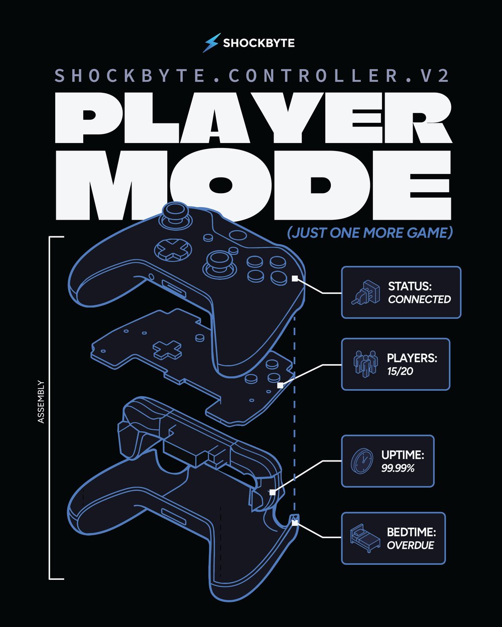 Shockbyte Player Mode controller poster